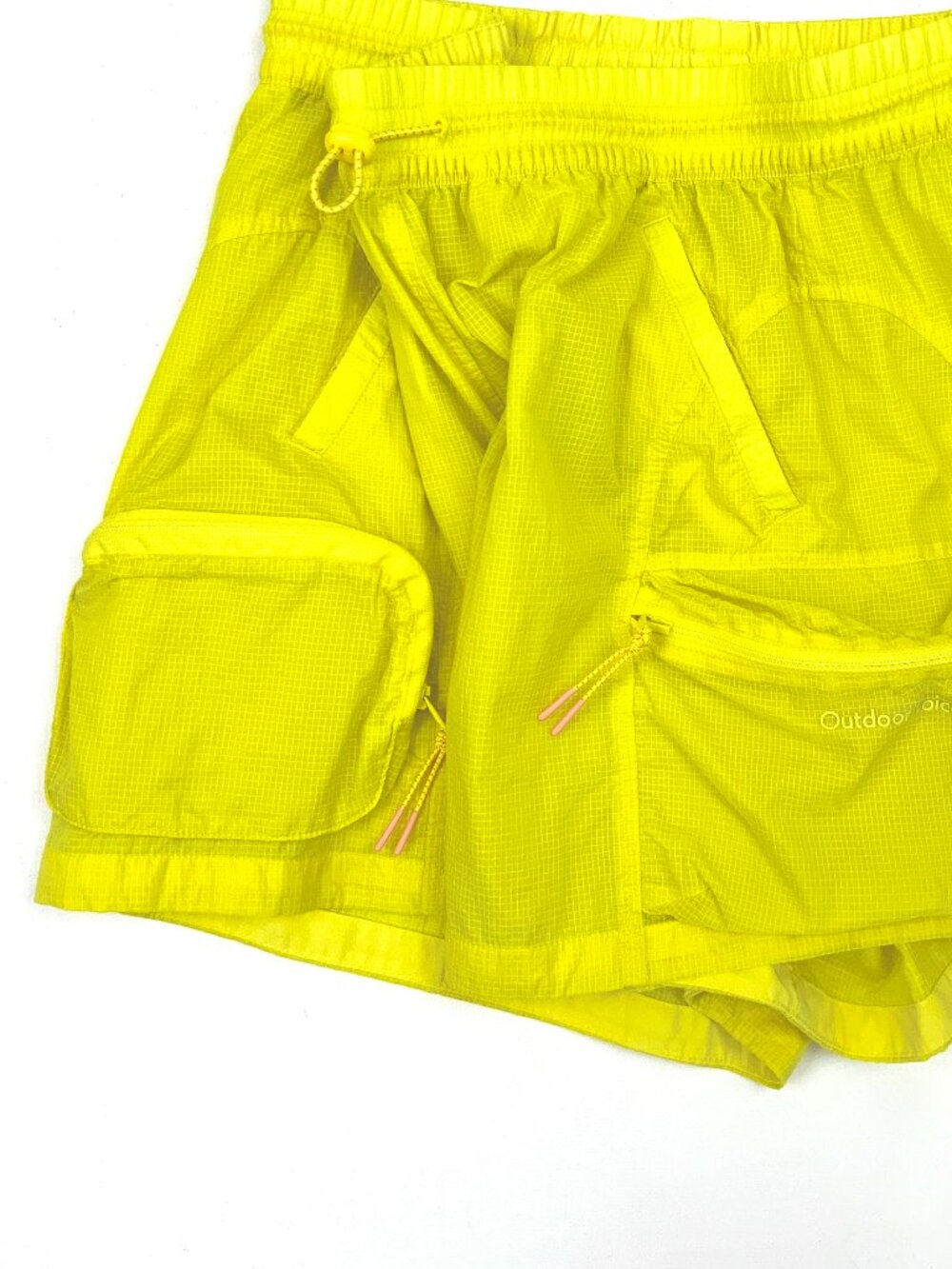 Outdoor Voices Yellow Windbreaker 3" Shorts Sz M - Picture 8 of 16